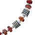 Native American Oyster Shell And Sterling Silver Bead Necklace JX131108